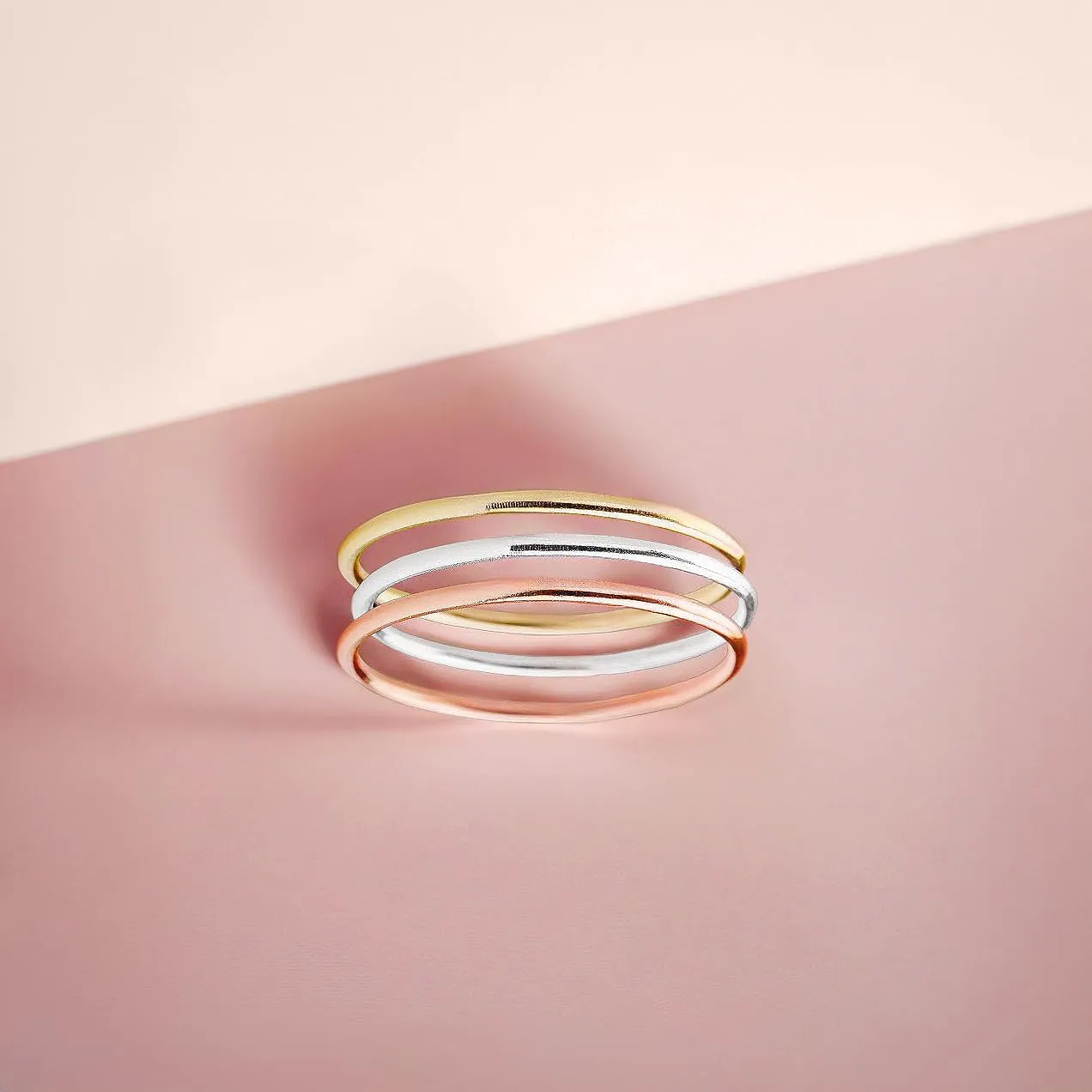 Thin Smooth Stacking 1mm Skinny Ring in Silver, Gold, or Rose Gold | Comfort Fit | Sizes 4-10 (8, 14K Gold Fill)