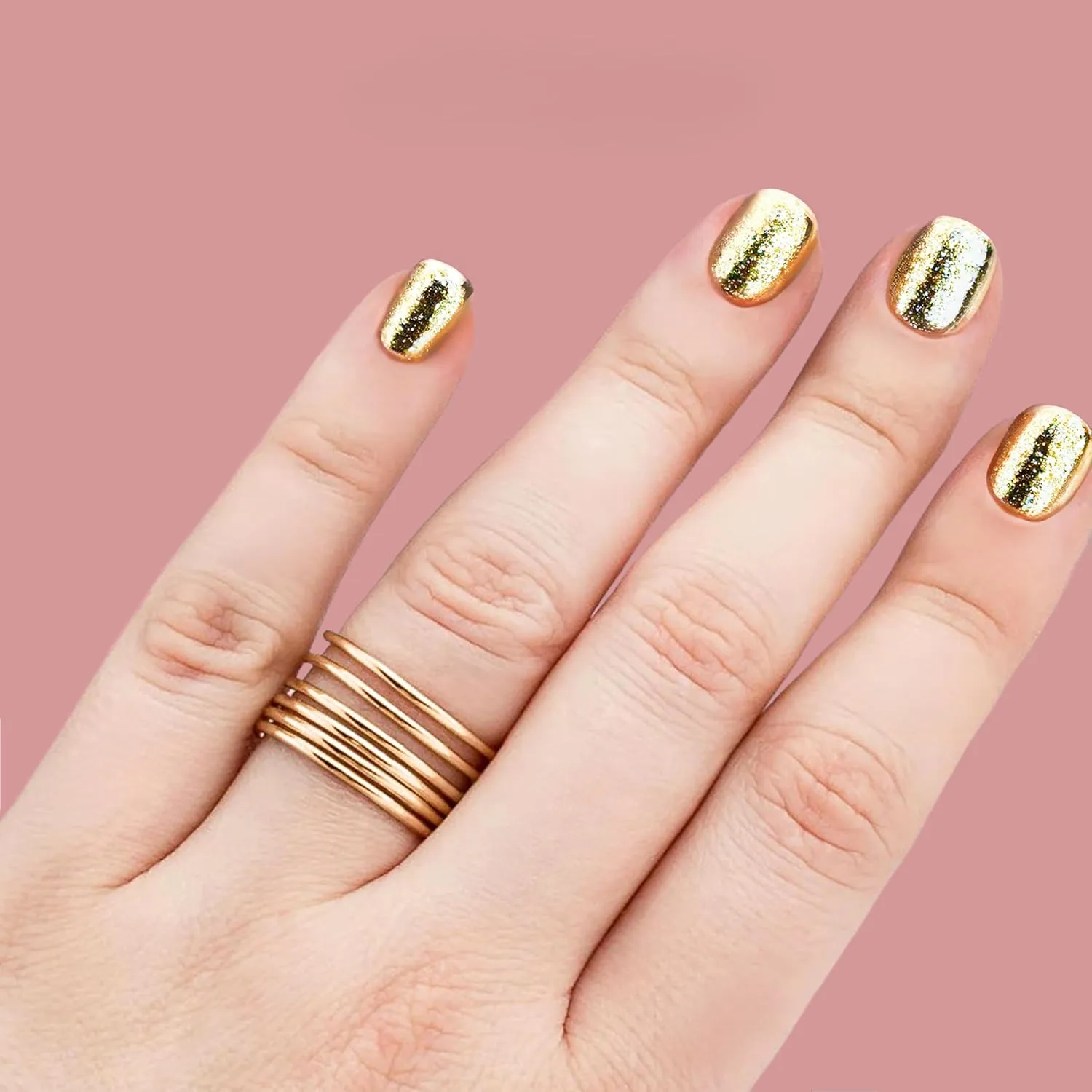 Thin Smooth Stacking 1mm Skinny Ring in Silver, Gold, or Rose Gold | Comfort Fit | Sizes 4-10 (8, 14K Gold Fill)