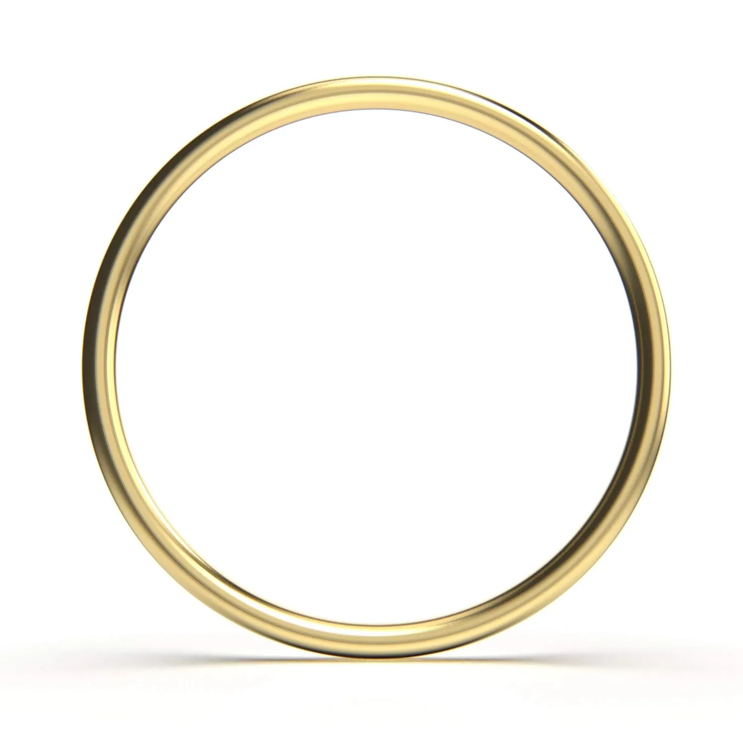 Thin Smooth Stacking 1mm Skinny Ring in Silver, Gold, or Rose Gold | Comfort Fit | Sizes 4-10 (8, 14K Gold Fill)