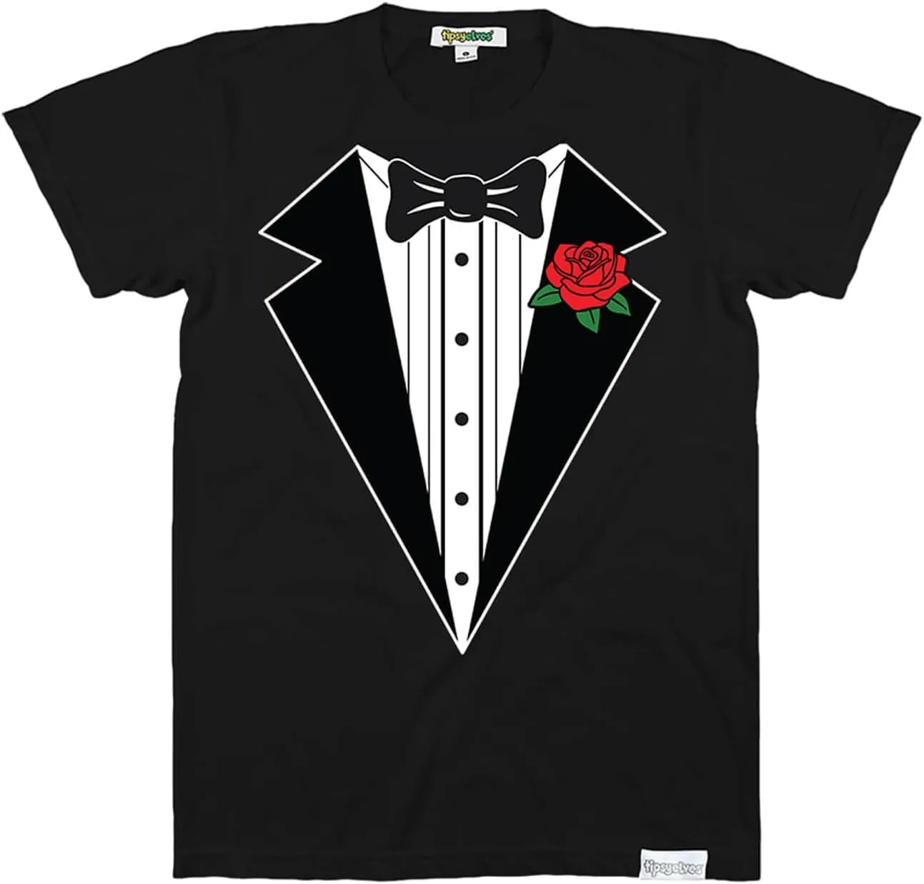 Tipsy Elves Bachelor Party Tees for Men - Tuxedo T-Shirts for Bachelors and Groomsmen