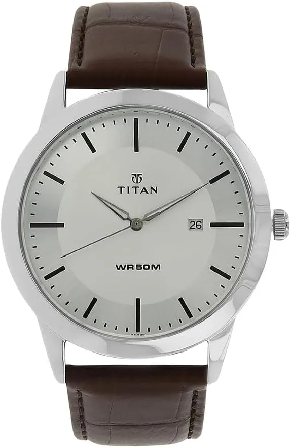 Titan Autumn-Winter 19 Analog Silver Dial Men's Watch NM1584SL03/NN1584SL03