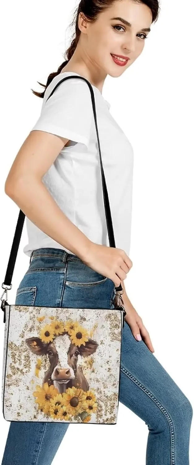 Tote Bag for Women Travel Hobo Bags Waterproof Bucket Bag PU Leather Crossbody Purse Shopper Shoulder Handbag