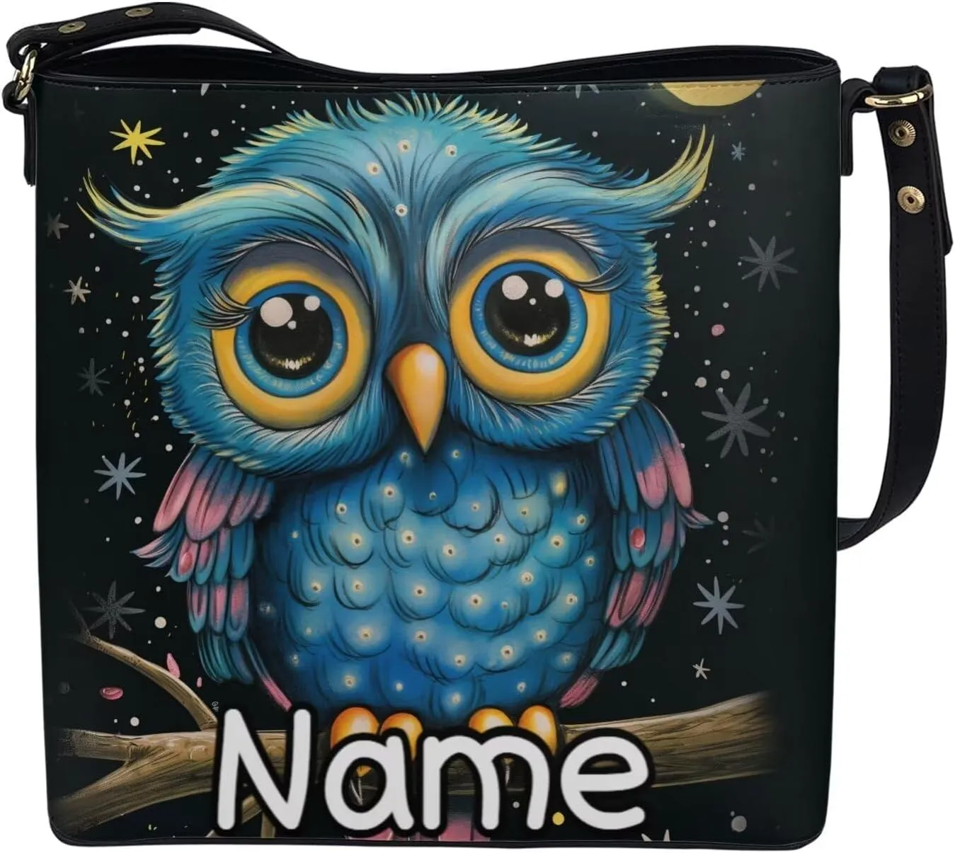 Tuoxiukan Custom Tote Handbags for Women with Photo Text Personalized Crossbody Handbags Ladies Bucket Bags Gifts