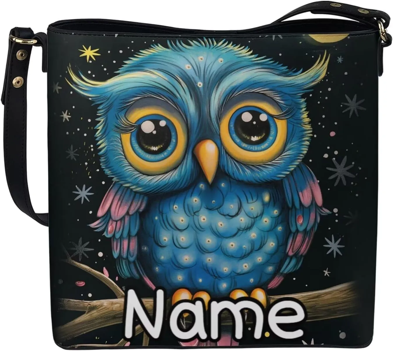 Tuoxiukan Custom Tote Handbags for Women with Photo Text Personalized Crossbody Handbags Ladies Bucket Bags Gifts