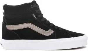 Vans Women's Filmore Hi Trainers, Suede Metallic Black Hematite, 7.5