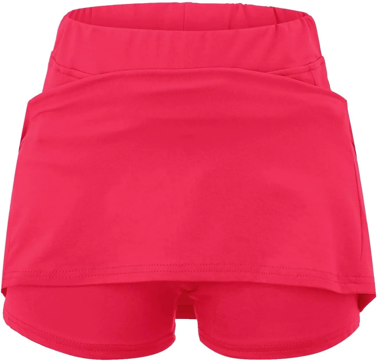 Versatile Skorts for Woman,Plus Size Skort for Curvy Women,Ladies Culottes,Womens Skorts with Pockets Tummy Control