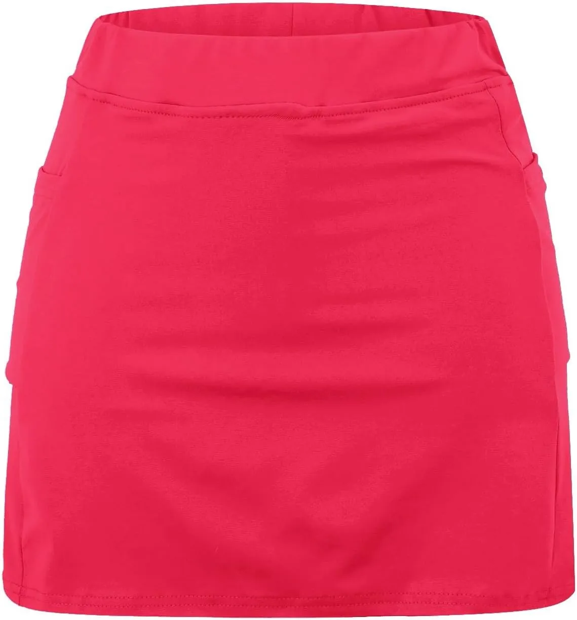 Versatile Skorts for Woman,Plus Size Skort for Curvy Women,Ladies Culottes,Womens Skorts with Pockets Tummy Control