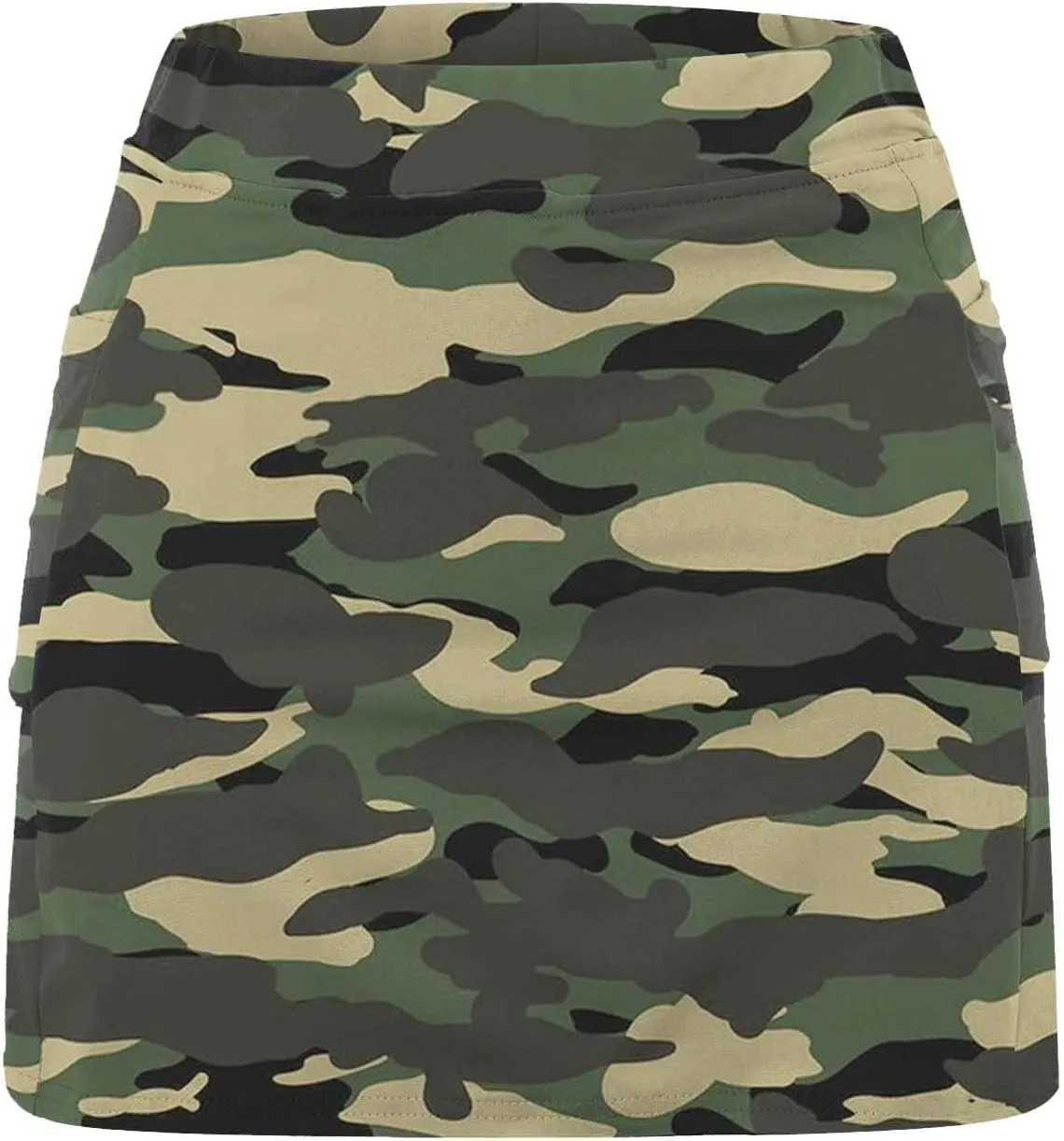 Versatile Skorts for Woman,Plus Size Skort for Curvy Women,Ladies Culottes,Womens Skorts with Pockets Tummy Control