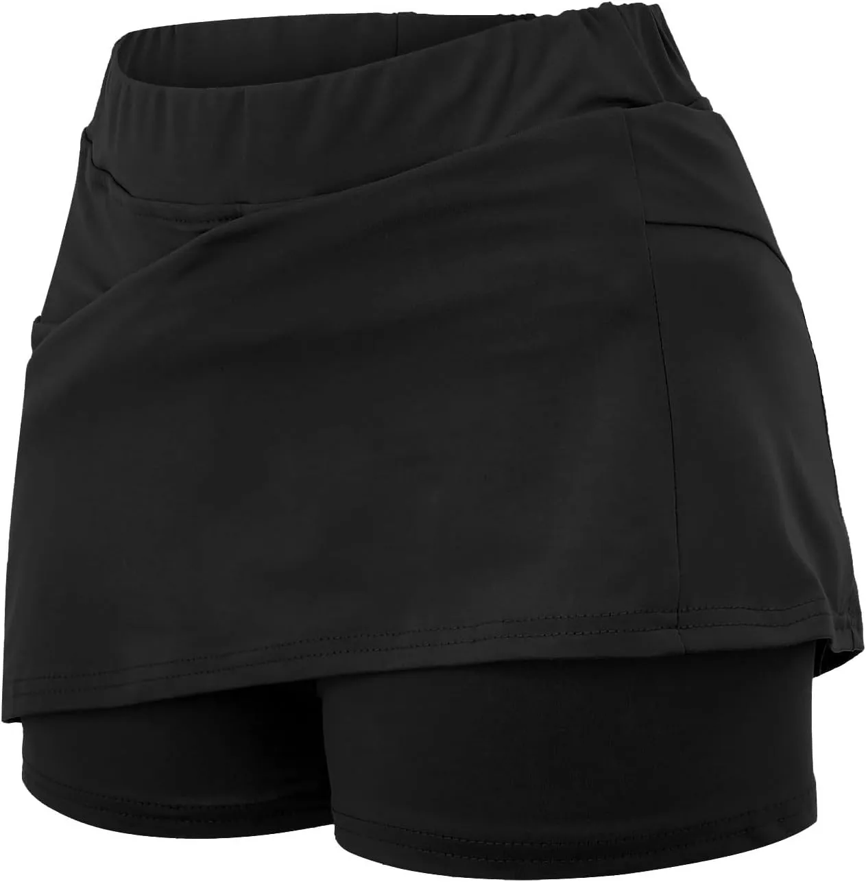 Versatile Skorts for Women, Women's Casual Athlete Tennis Skirts, Sports Lightweight Golf Workout Skort with Pockets