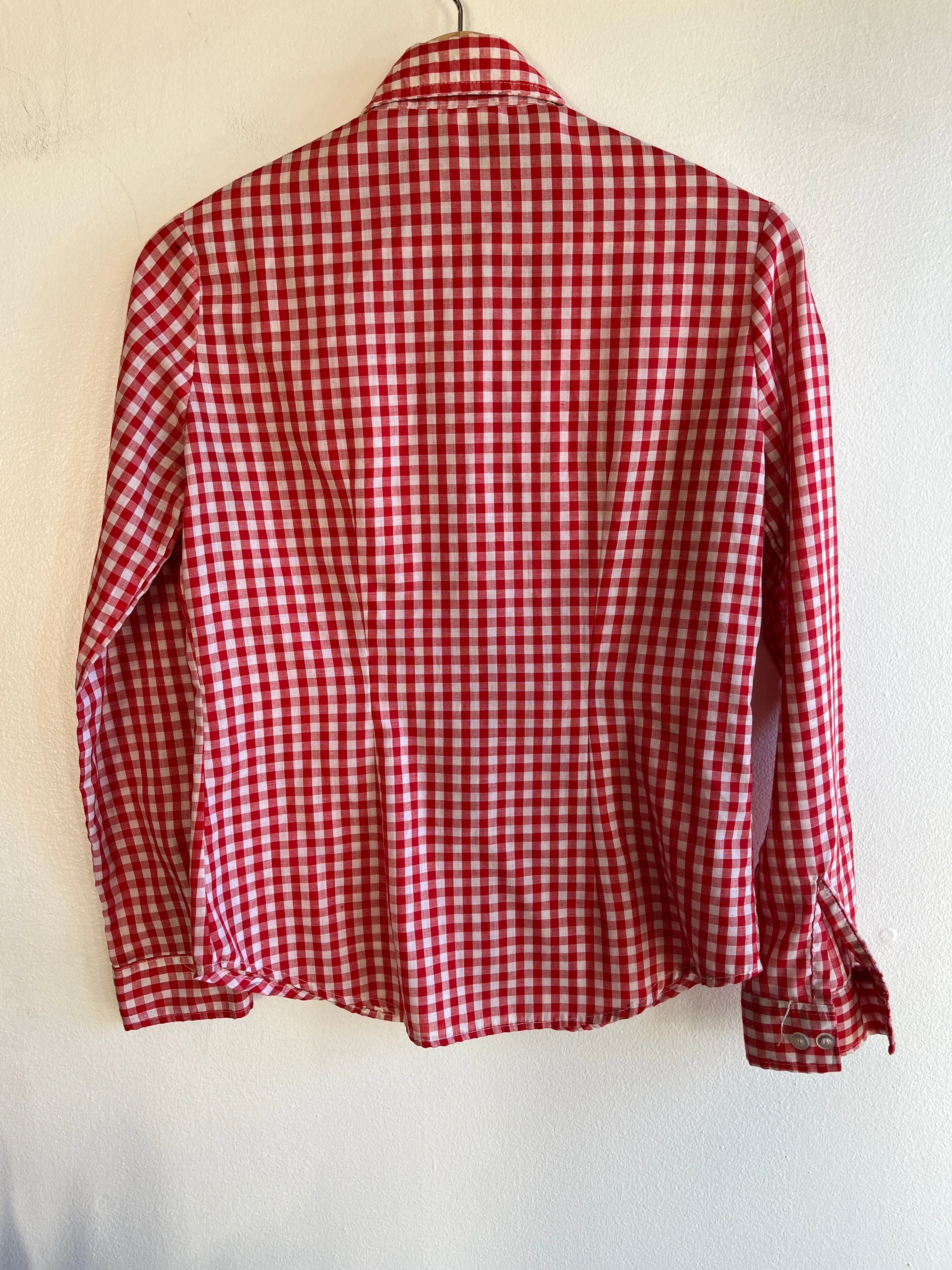 Vintage 1960s Levis Big E Gingham Button-Up Shirt