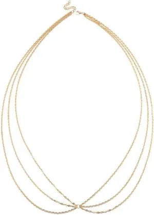 Waist Chains for Women, Body Chains for Women Festival Multilayer Chain Thin AlloyWaist Chain (Gold)