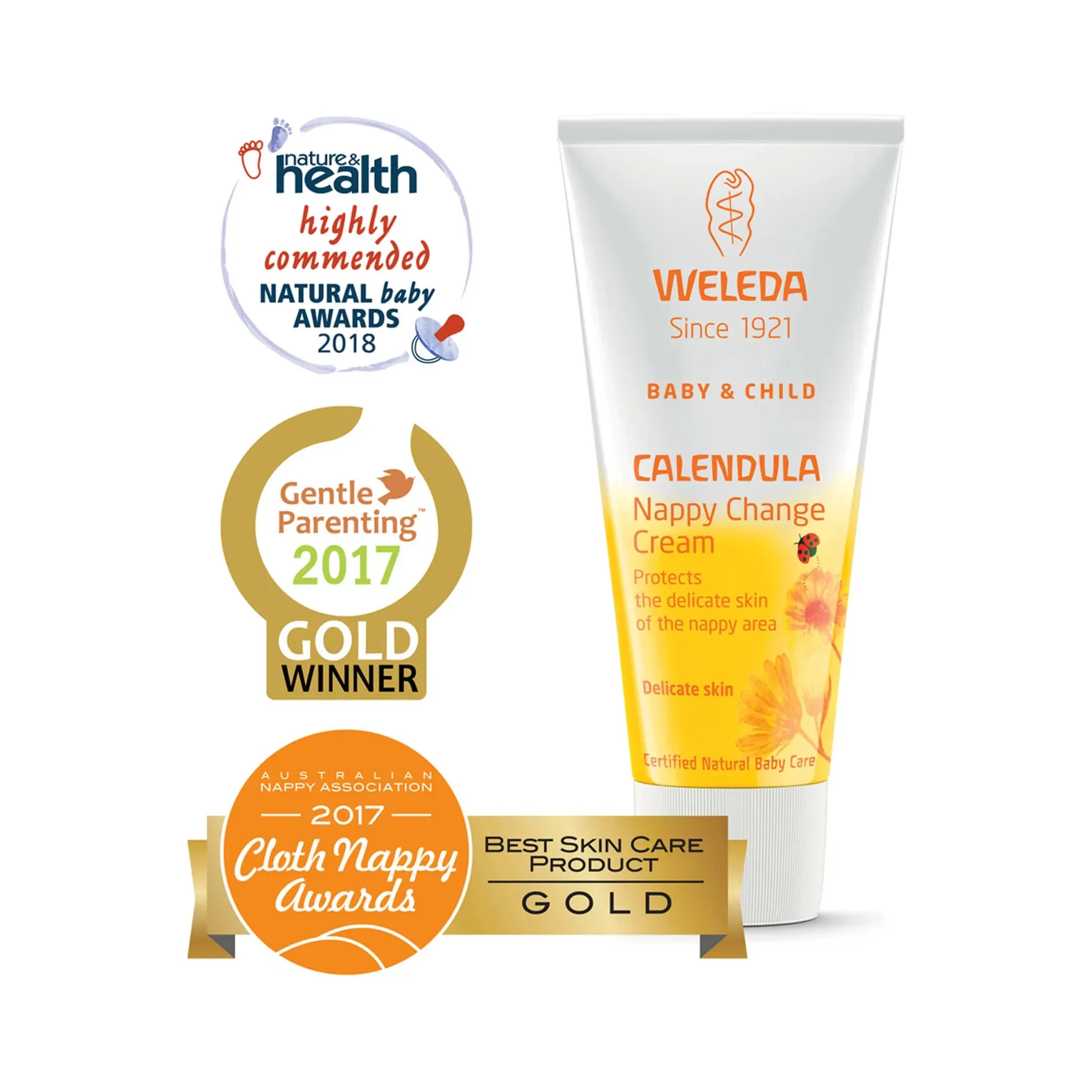 Weleda Calendula Baby Cream: 75ml - Protects, Soothes, Promotes Skin Regeneration Junior
