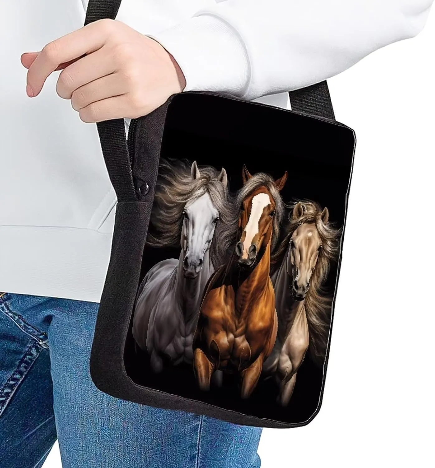 WELLFLYHOM Custom Small Cross Body Purse Shoulder Messenger Bag for Women Kids Phone Handbags
