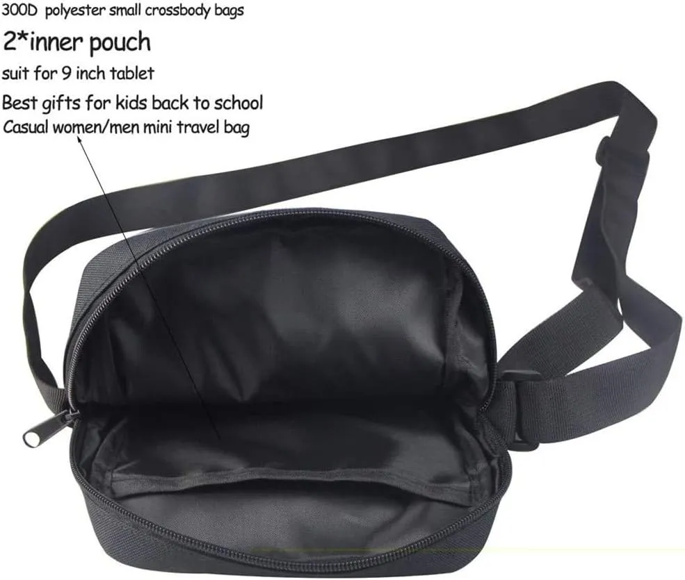 WELLFLYHOM Custom Small Cross Body Purse Shoulder Messenger Bag for Women Kids Phone Handbags