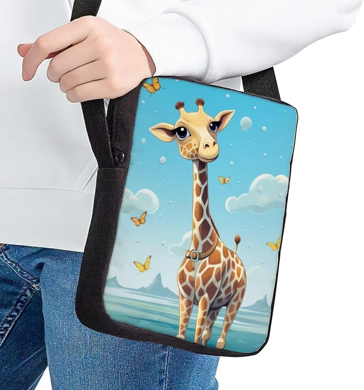 WELLFLYHOM Custom Small Cross Body Purse Shoulder Messenger Bag for Women Kids Phone Handbags