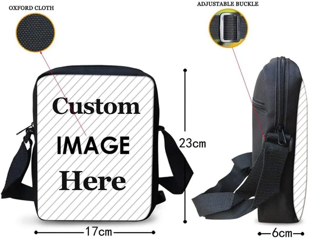 WELLFLYHOM Custom Small Cross Body Purse Shoulder Messenger Bag for Women Kids Phone Handbags