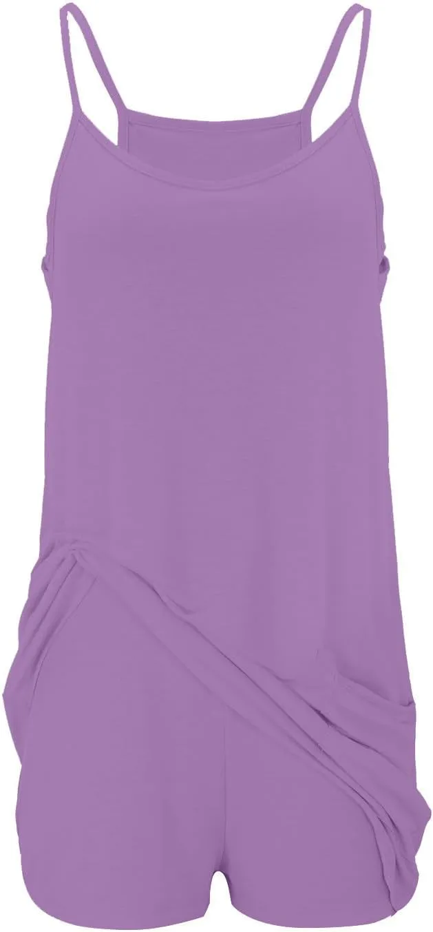 Womens Athletic Dress Tennis Workout Active Romper Dresses Built in Shorts Hot Shot Mini Sundress Summer Outfits