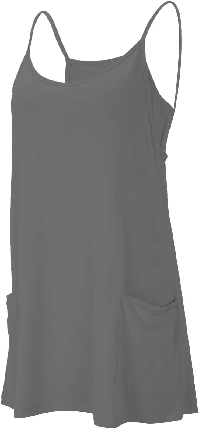 Womens Athletic Dress Tennis Workout Active Romper Dresses Built in Shorts Hot Shot Mini Sundress Summer Outfits