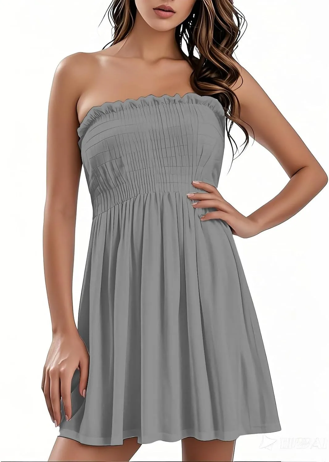 Women's Casual Dresses Summer Trendy Sheath Sleeveless Striped Printed Solid Color Dress 2025, S-3XL