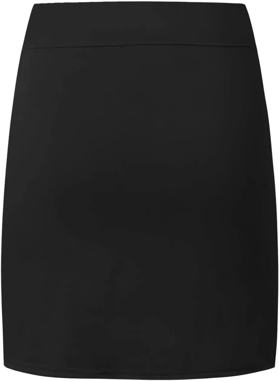 Womens Casual Solid Tennis Skirt Yoga Sport Active Skirt Shorts Skirt Pleated Midi Skirt
