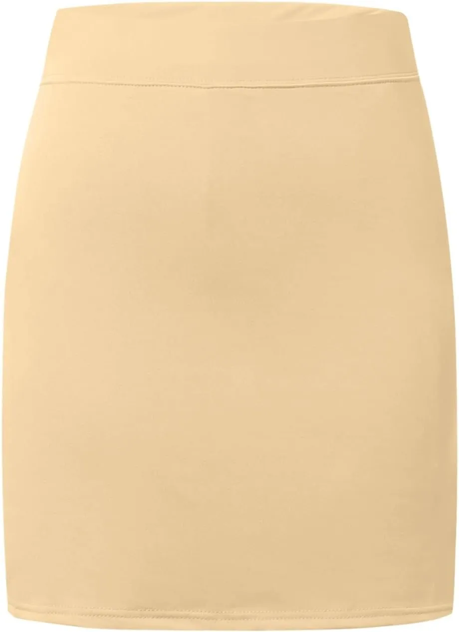 Womens Casual Solid Tennis Skirt Yoga Sport Active Skirt Shorts Skirt Pleated Midi Skirt