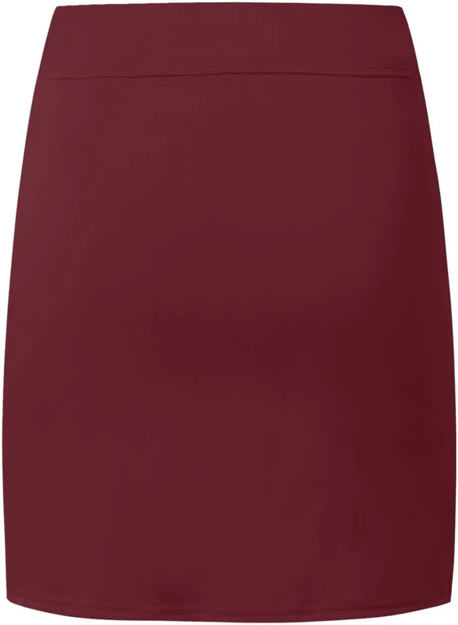 Womens Casual Solid Tennis Skirt Yoga Sport Active Skirt Shorts Skirt Pleated Midi Skirt