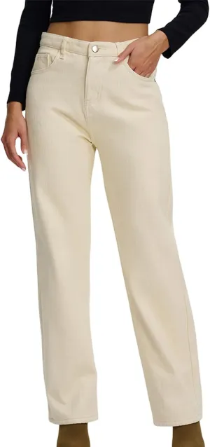 Womens High Waisted Jeans Comfortable Trousers Loose Fit Trendy Jeans Versatile Durable Essential Straight Leg Jeans