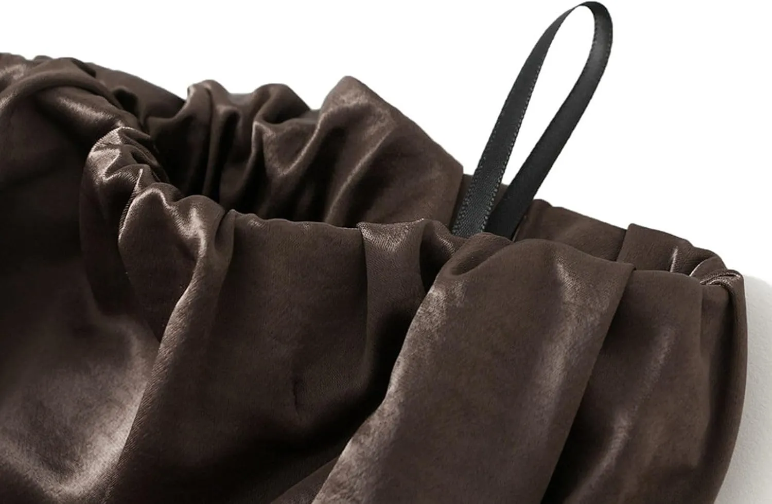 Women's High-Waisted Satin A-Line Pleated Skirt Midi Summer Skirt for Wedding Guest Office Party Casual Outfits
