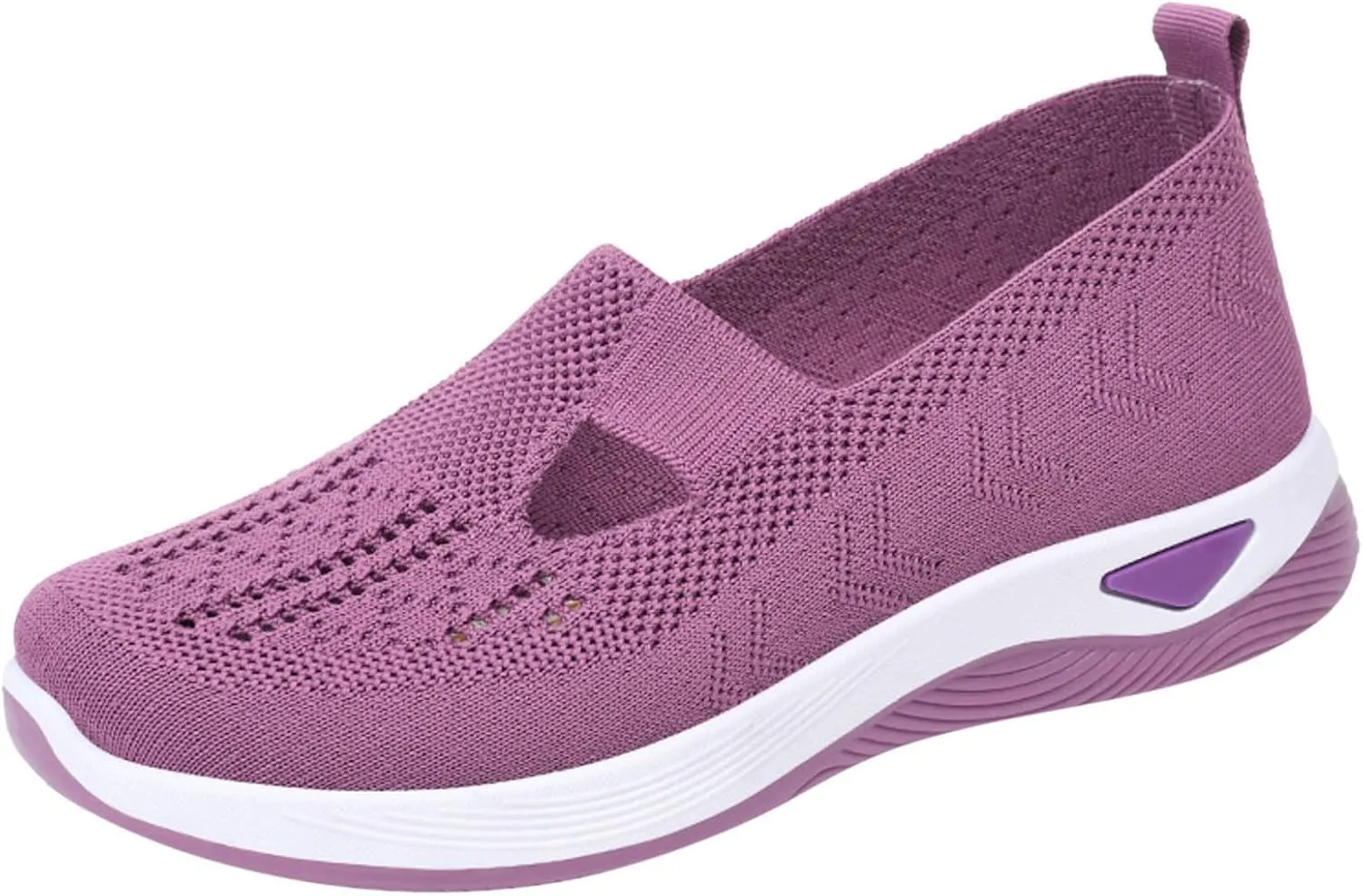 Womens Orthopedic Slip On Loafers Walking Shoes with Arch Support Comfortable Sneakers for Plantar Fasciitis Relief Foot Pain Casual Diabetic Swollen Feet