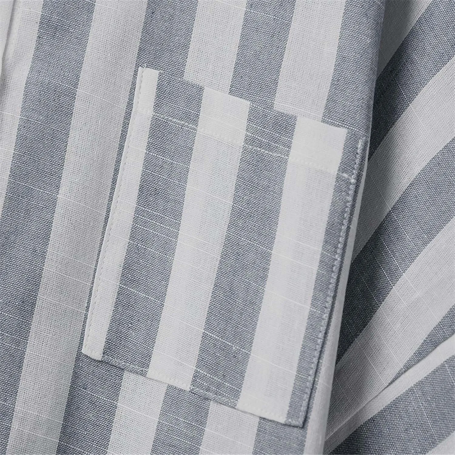 Womens Striped Button Down Shirts Cotton Linen Tunic Tops Short Sleeve Summer Blouses Beach Fashion Clothing 2025