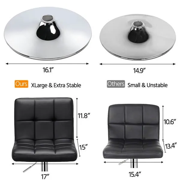 Yaheetech Bar Stools Counter Chairs