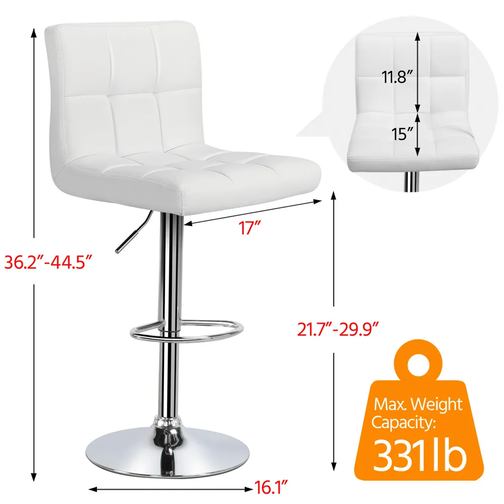 Yaheetech Bar Stools Counter Chairs